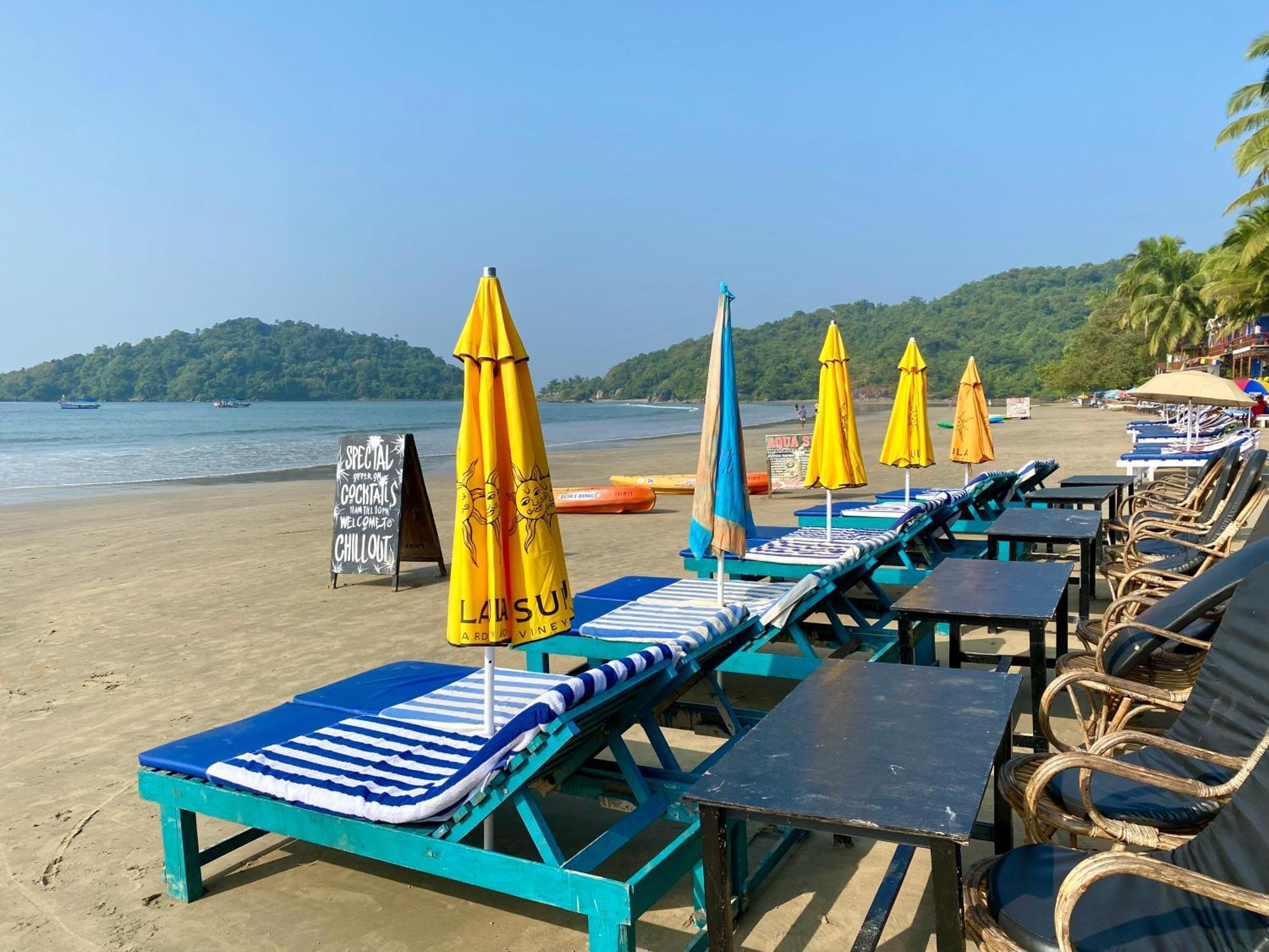 Chill Out Jasmine Restaurant Bar Rooms Palolem Bagian luar foto