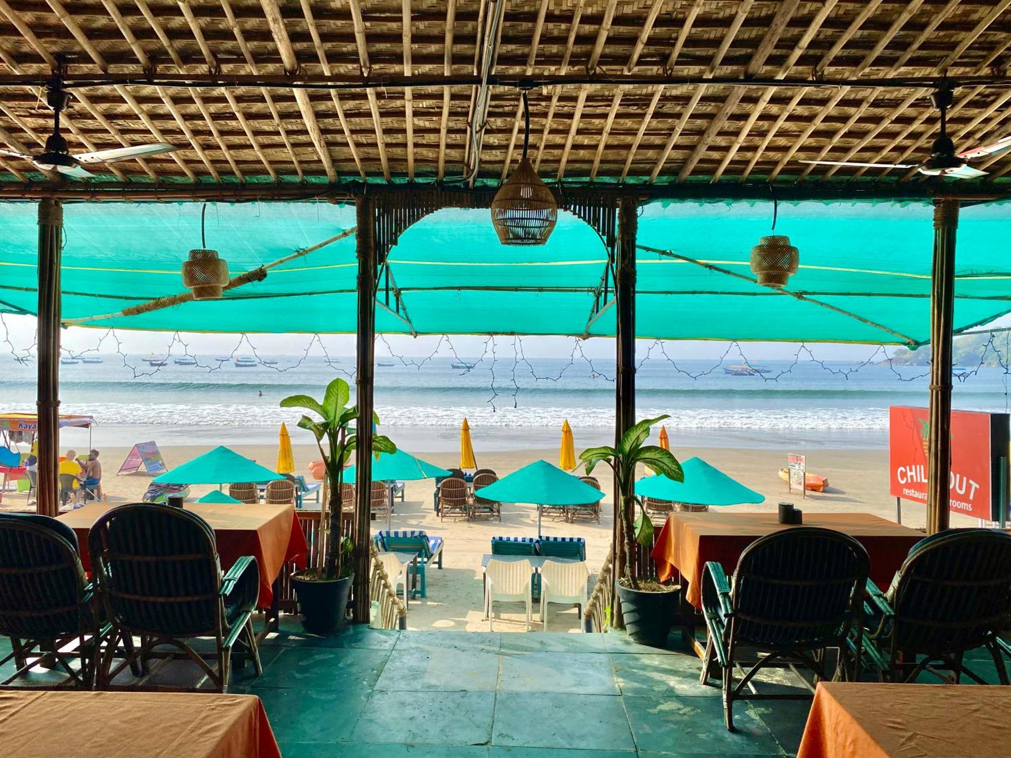Chill Out Jasmine Restaurant Bar Rooms Palolem Bagian luar foto